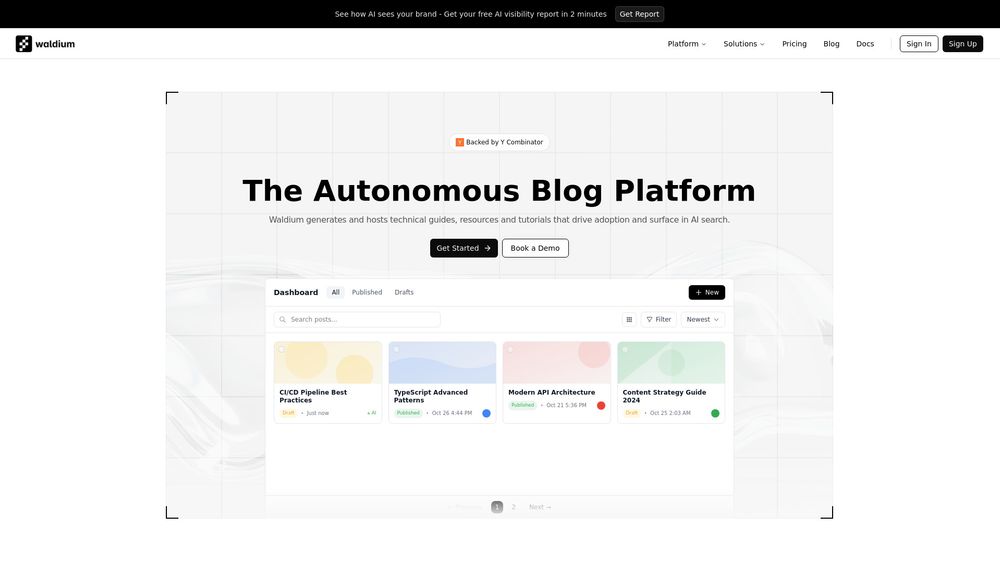 Screenshot of Waldium