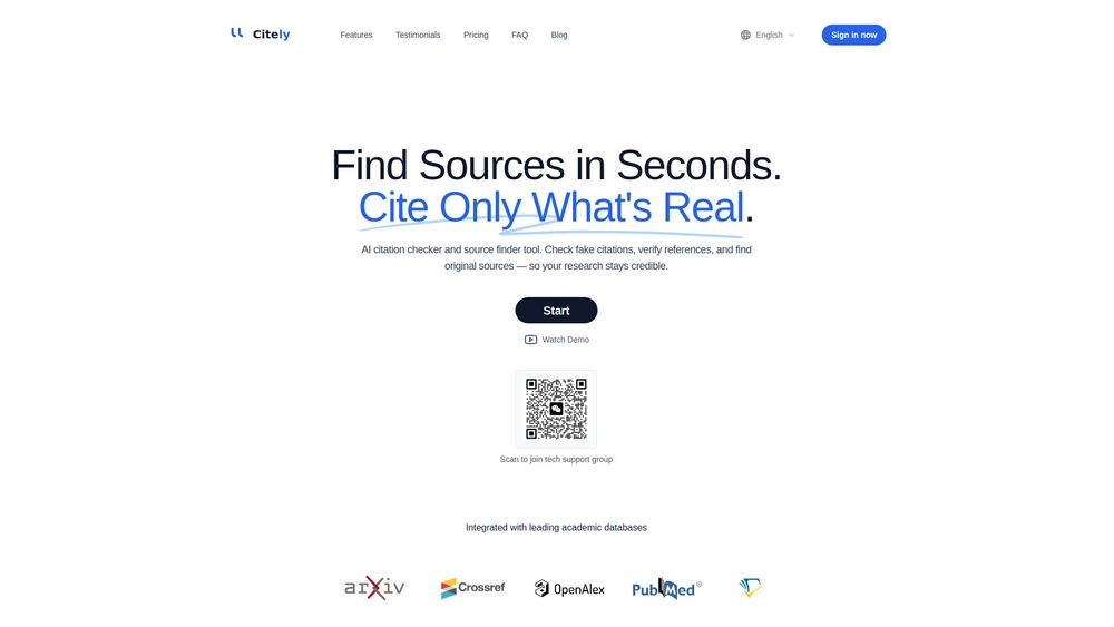 Screenshot of Citely