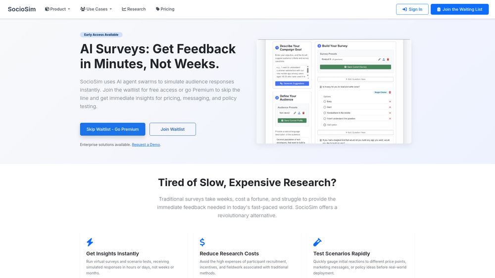 Screenshot of SocioSim