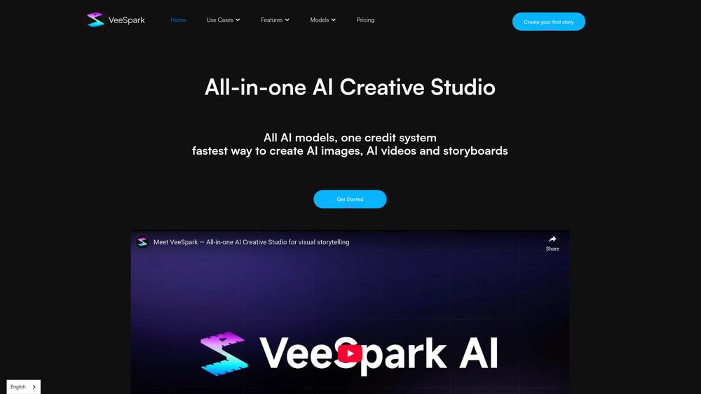 Screenshot of VeeSpark