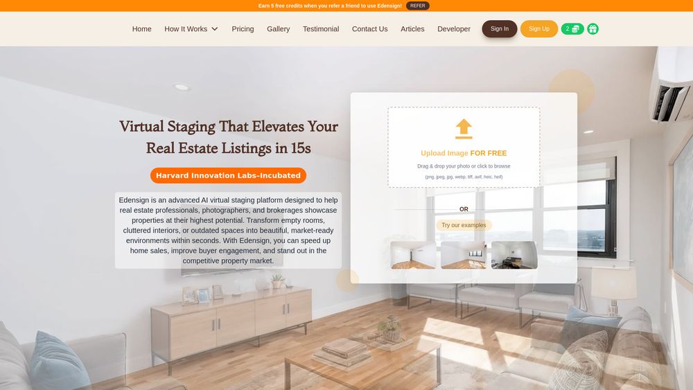 Screenshot of Edensign