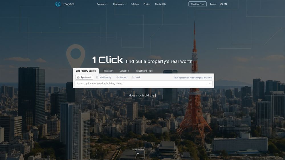 Screenshot of Urbalytics