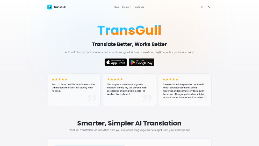 Screenshot of TransGull