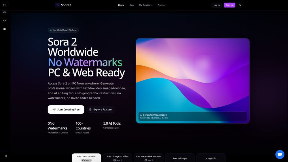 Screenshot of sora 2-