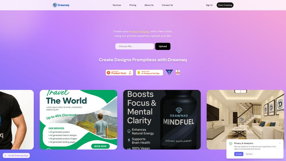 Screenshot of Drawnaq