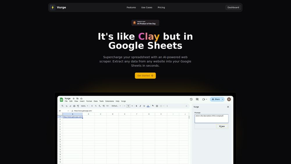 Screenshot of Vurge Screenshot of Vurge