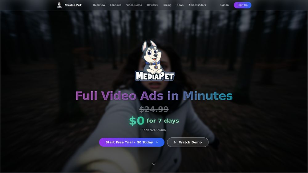 Screenshot of MediaPET