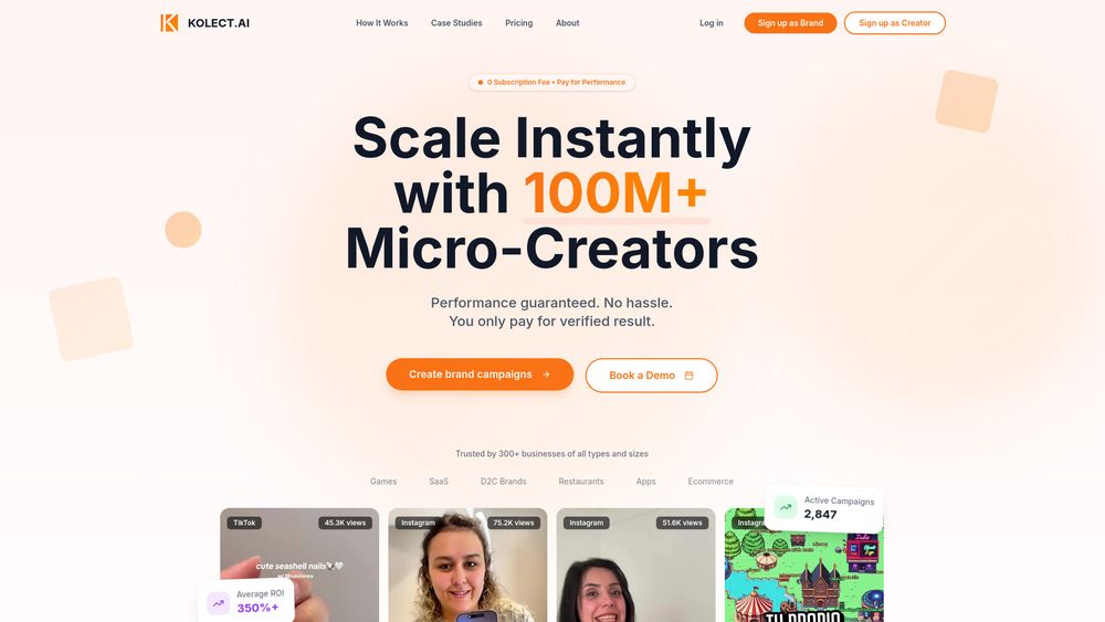Screenshot of Kolect AI