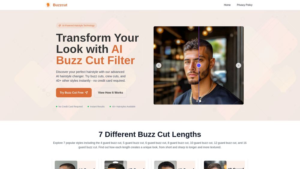 Screenshot of buzz-cut