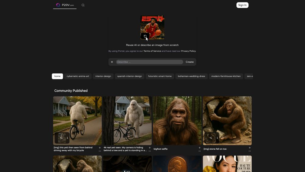 Screenshot of P20V
