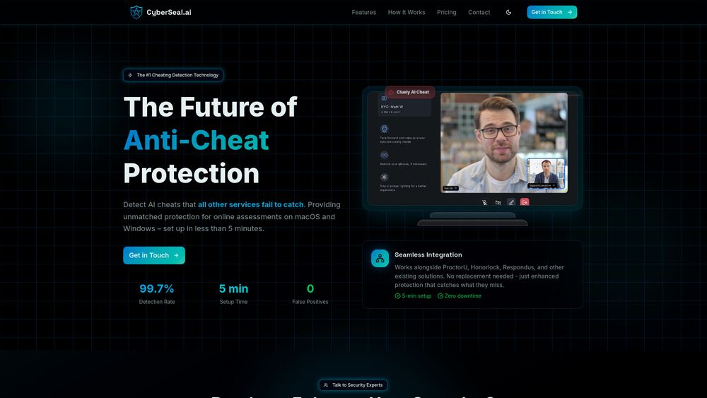 Screenshot of CyberSeal