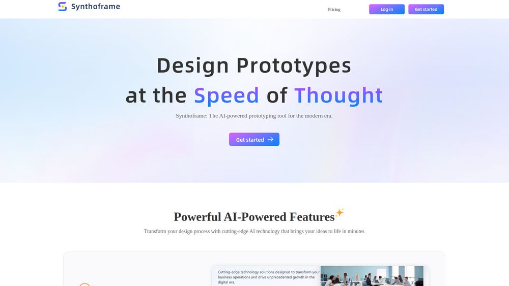 Screenshot of SynthoFrame Screenshot of SynthoFrame