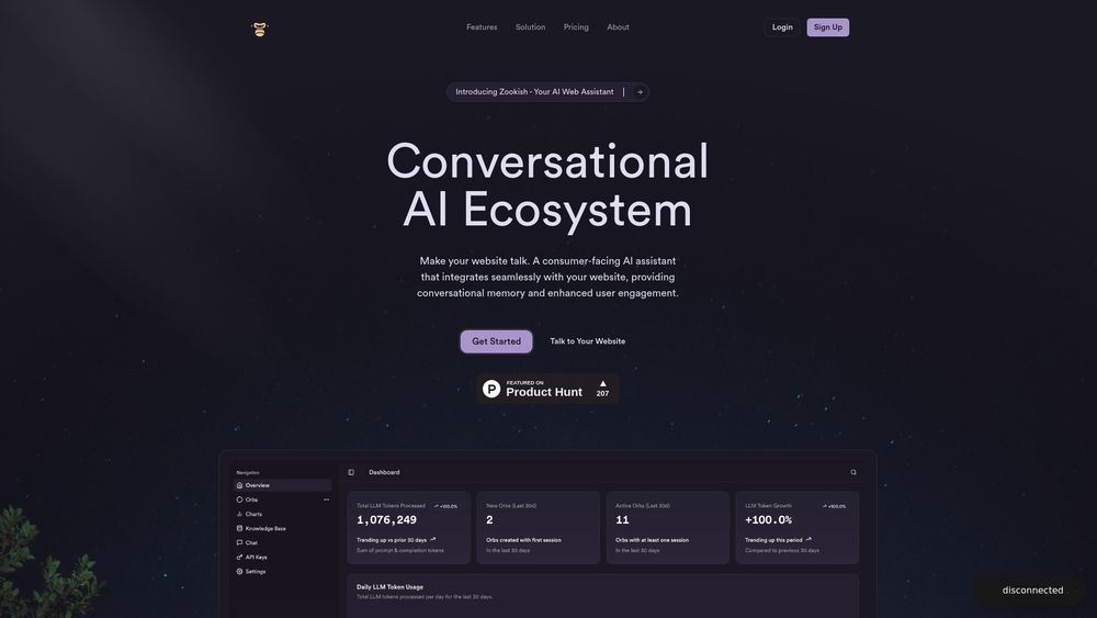 Screenshot of zookish