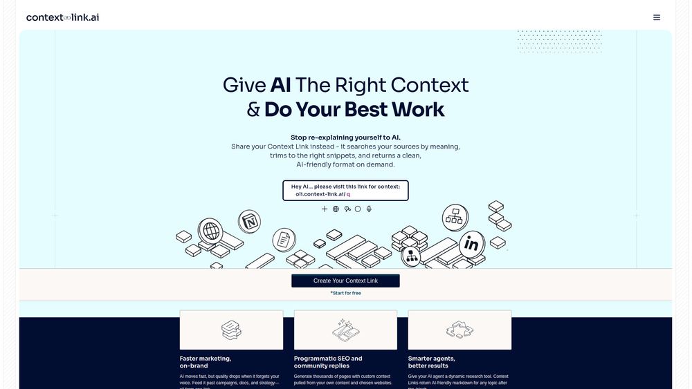 Screenshot of Context Link Screenshot of Context Link