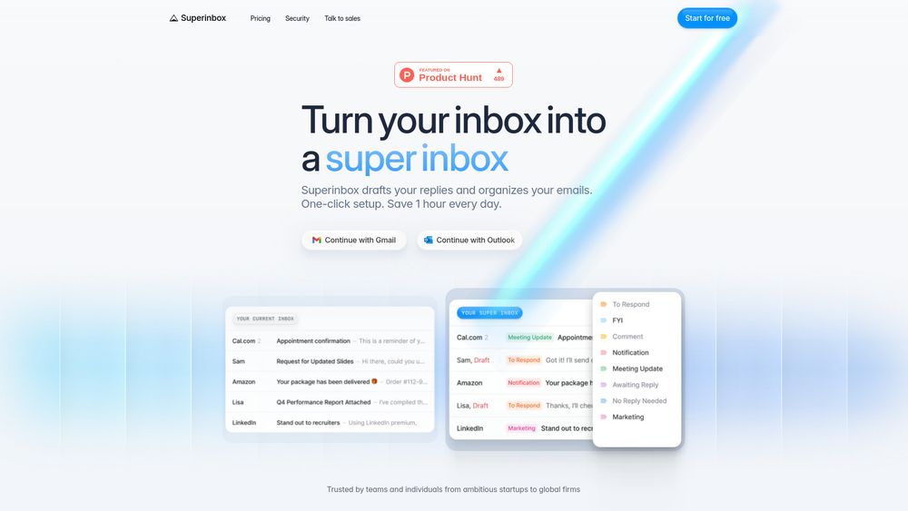 Screenshot of Superinbox