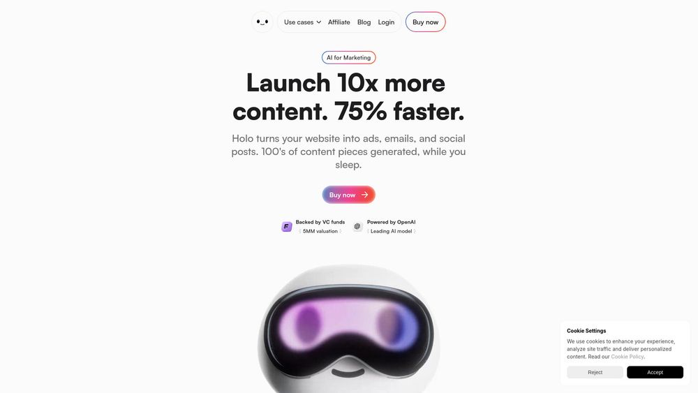 Screenshot of Holo Screenshot of Holo
