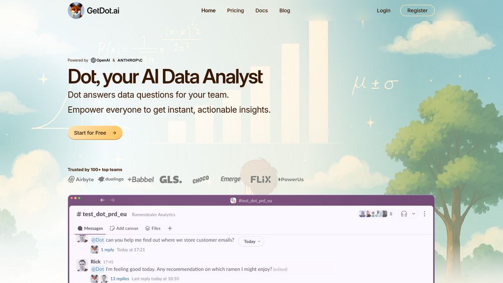 Screenshot of Dot