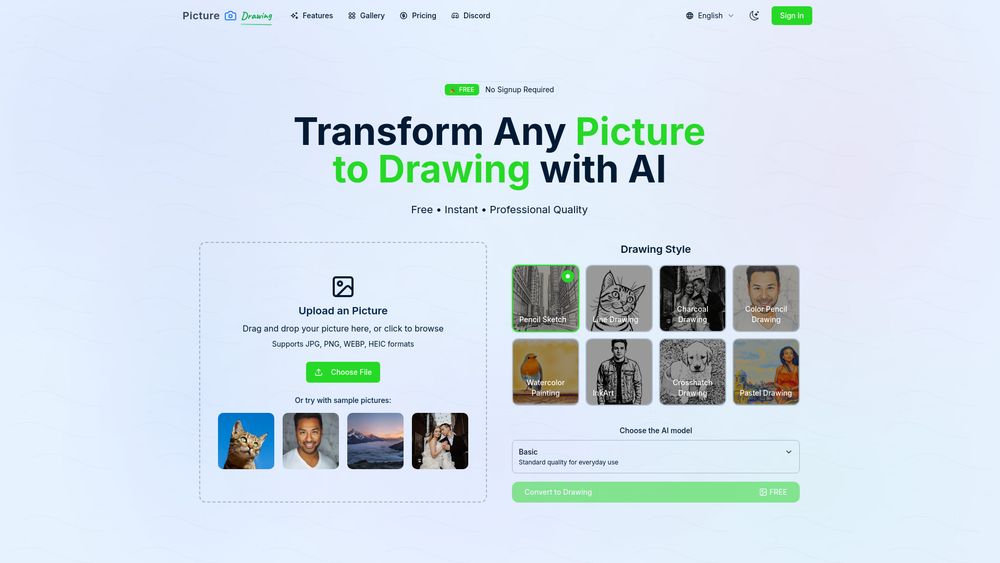 Screenshot of picture to drawing