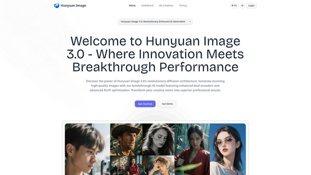 Screenshot of HunyuanImage 3.0