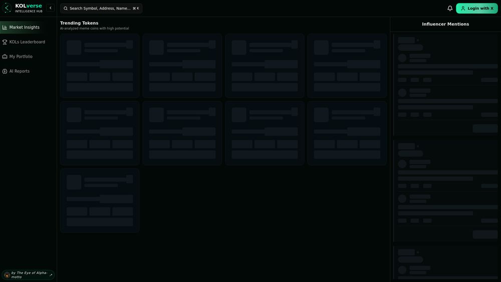 Screenshot of KOLverse Screenshot of KOLverse