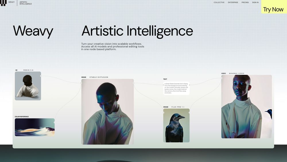 Screenshot of Weavy