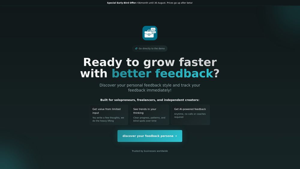 Screenshot of Feedback Kit