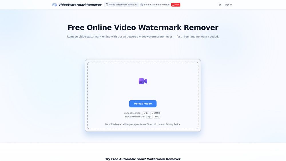 Screenshot of VideoWatermarkRemover AI Screenshot of VideoWatermarkRemover AI