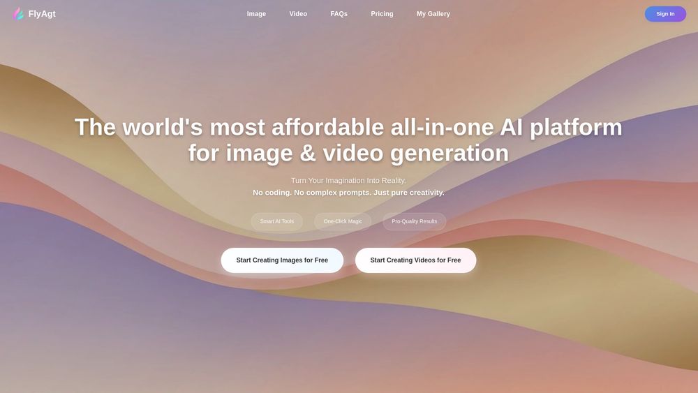 Screenshot of FlyAgt.ai