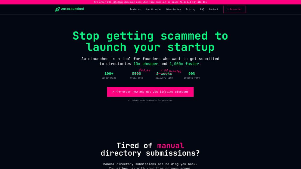 Screenshot of AutoLaunched