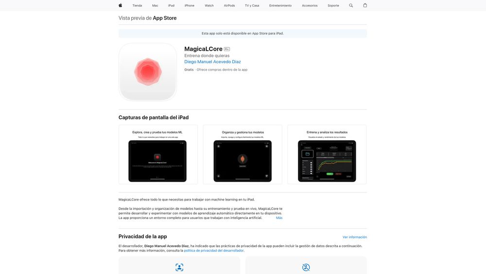 Screenshot of MagicaL Core