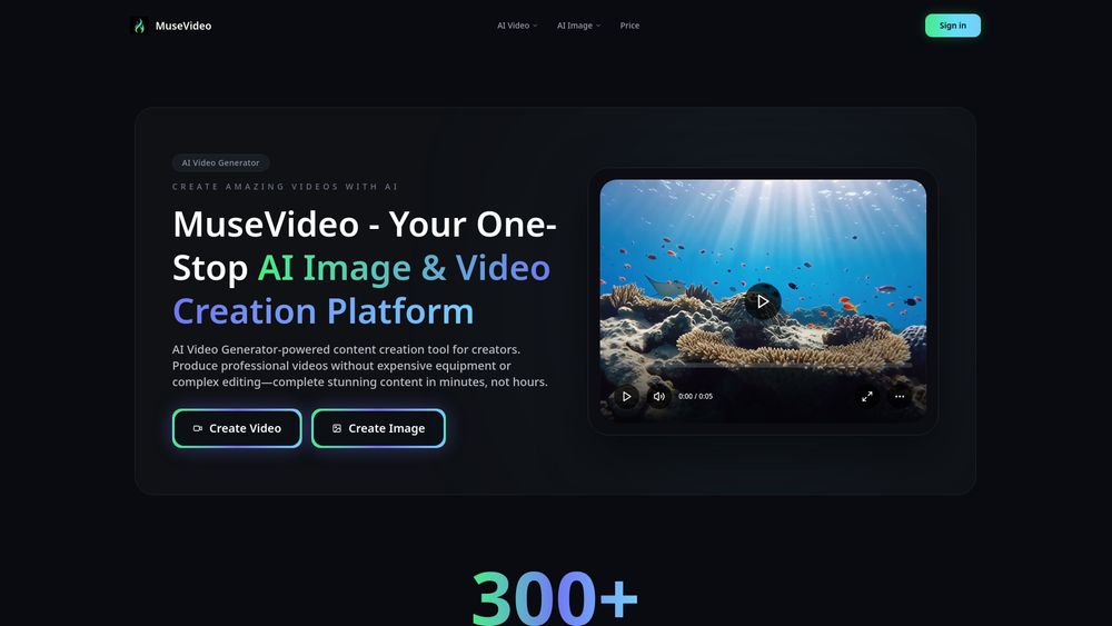 Screenshot of MuseVideo Screenshot of MuseVideo