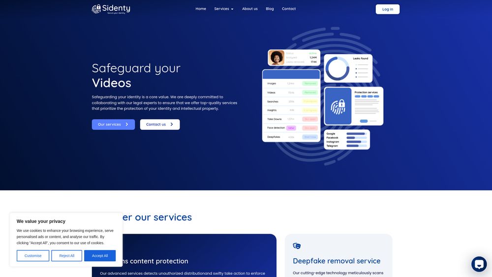 Screenshot of Sidenty