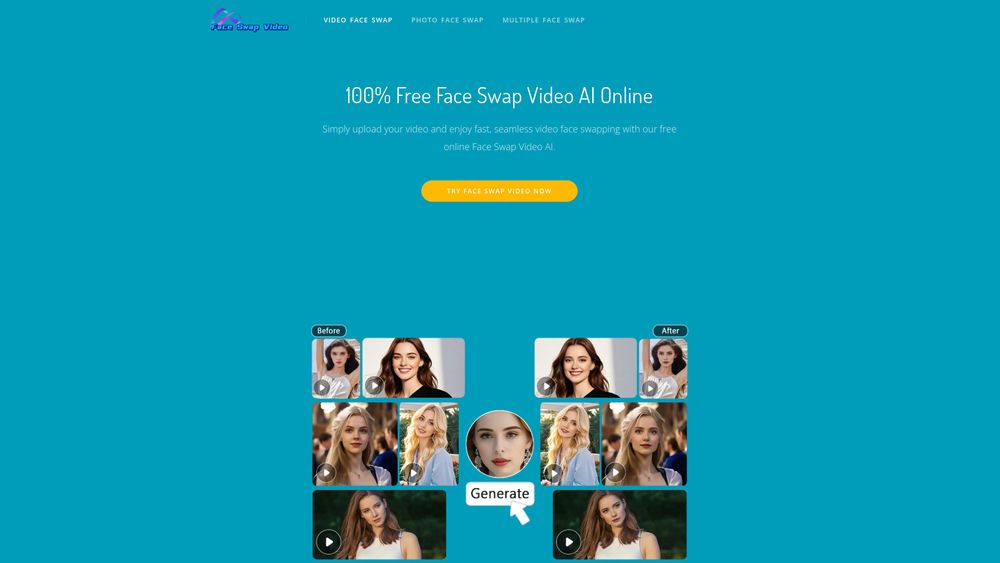 Screenshot of Face Swap Video