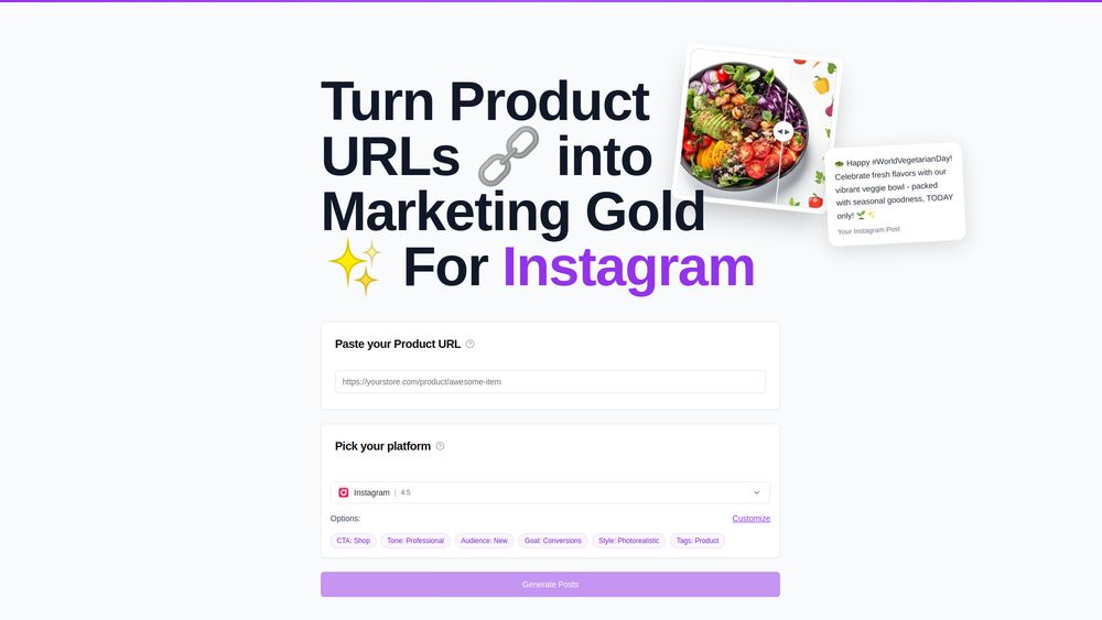 Screenshot of Marketing Gold