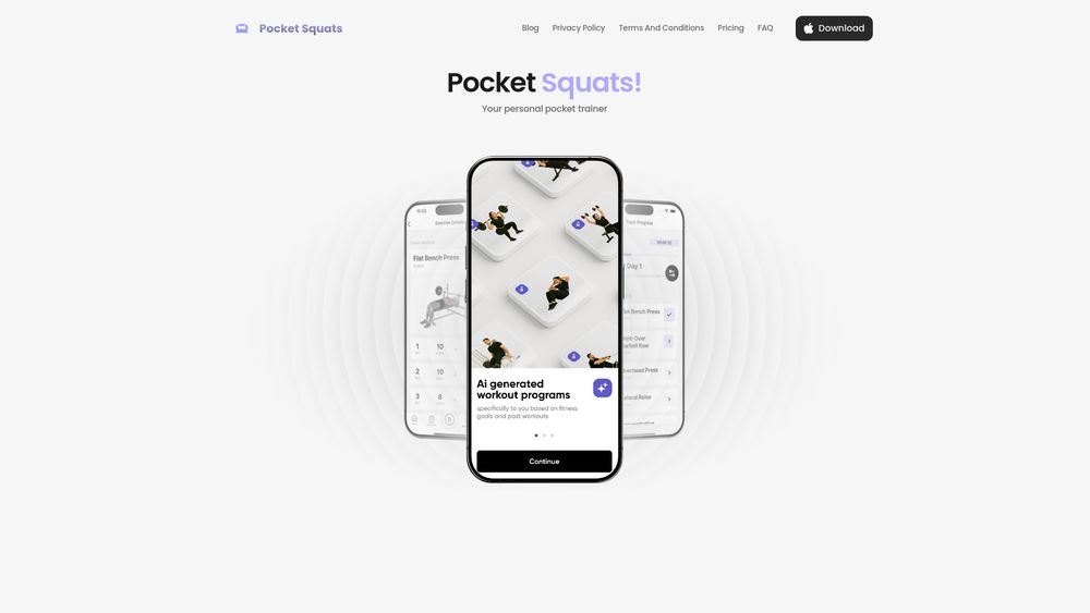 Screenshot of Pocket Squats