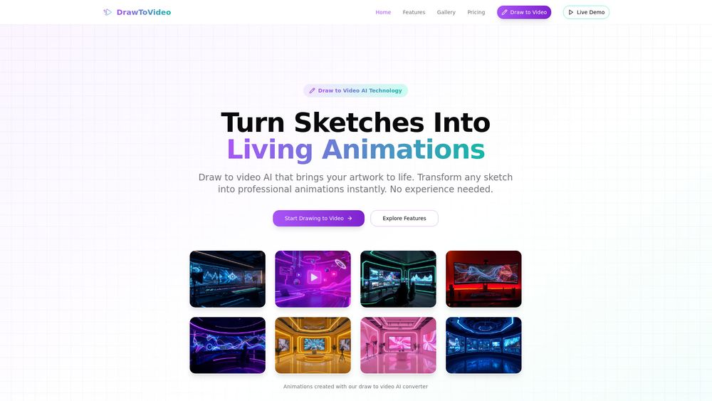 Screenshot of Draw to Video