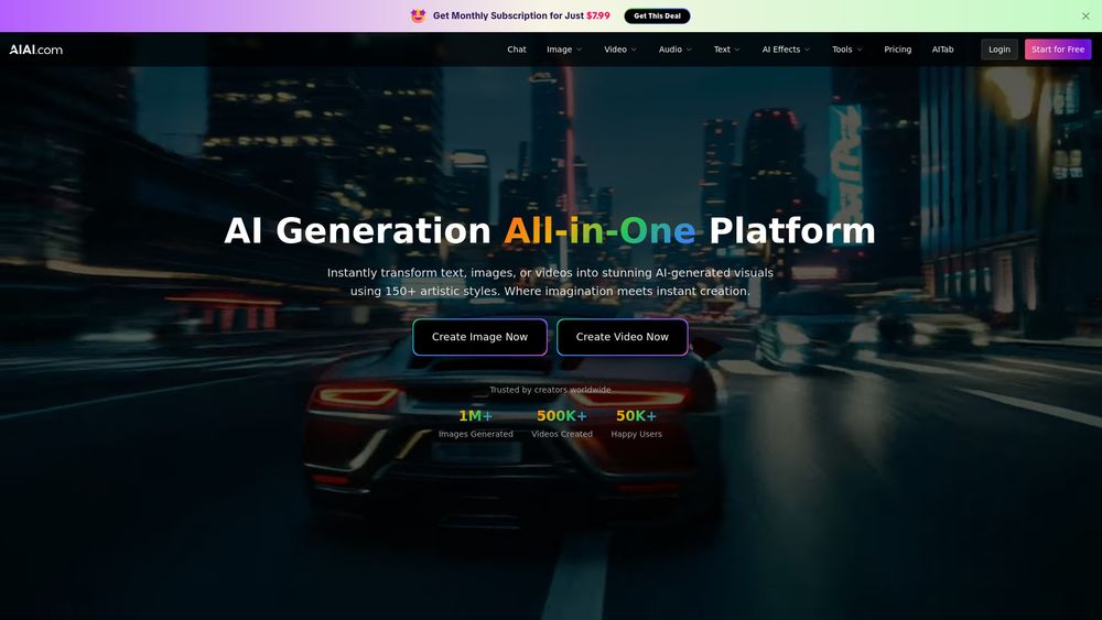 Screenshot of AIAI.com