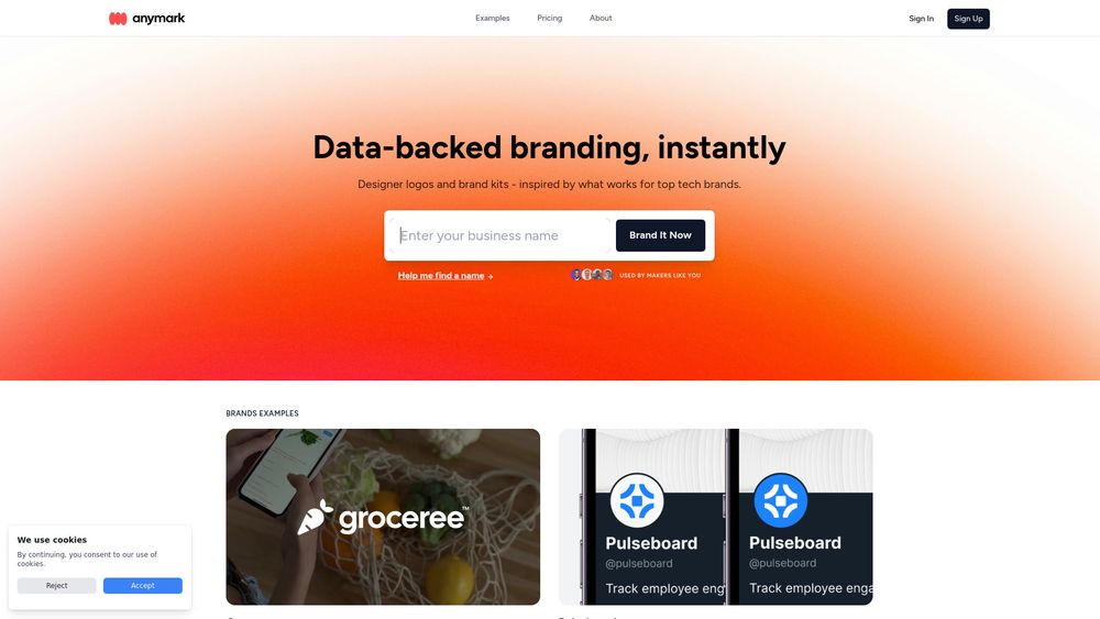 Screenshot of Anymark