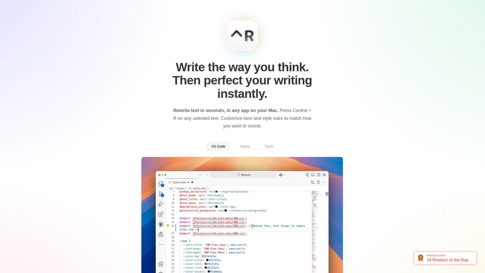 Screenshot of Scraib.app