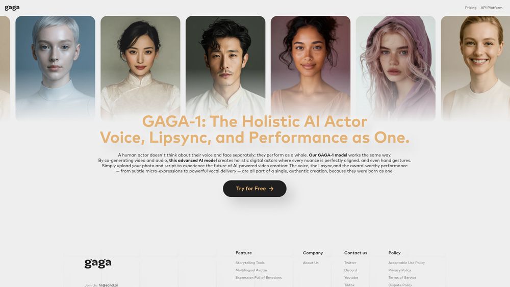 Screenshot of Gaga