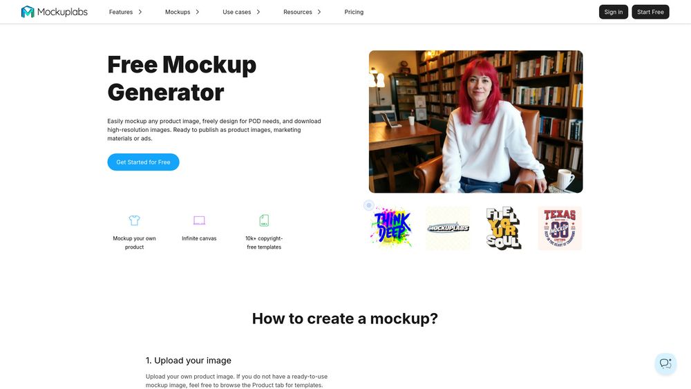 Screenshot of Mockuplabs