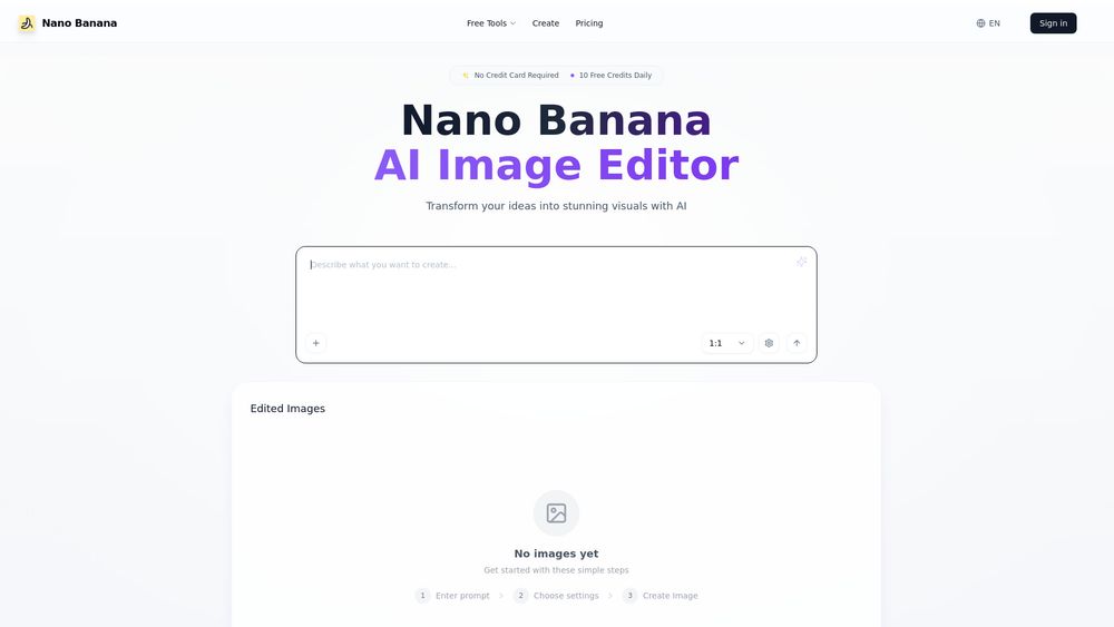 Screenshot of Nano-Banana AI