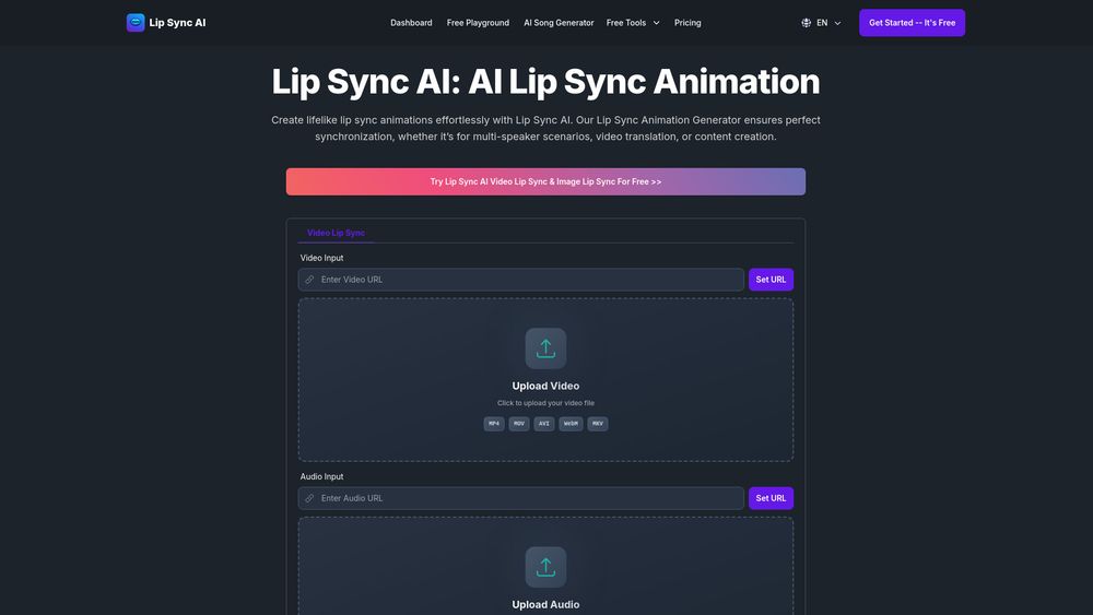Screenshot of Lip Sync AI Screenshot of Lip Sync AI