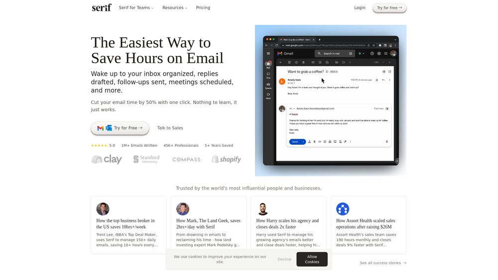 Screenshot of Serif