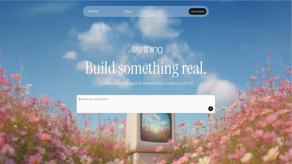 Screenshot of Anything