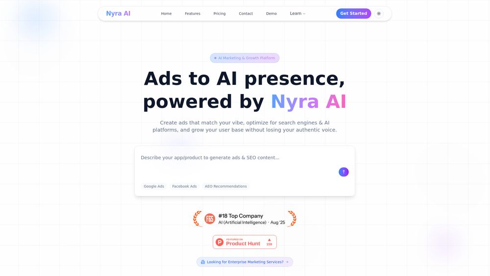 Screenshot of Nyra AI