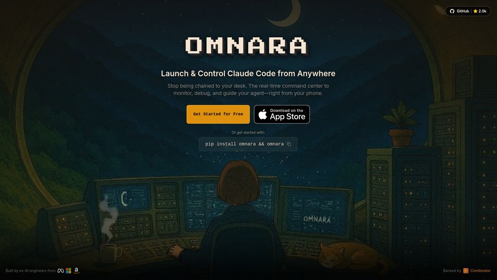 Screenshot of Omnara