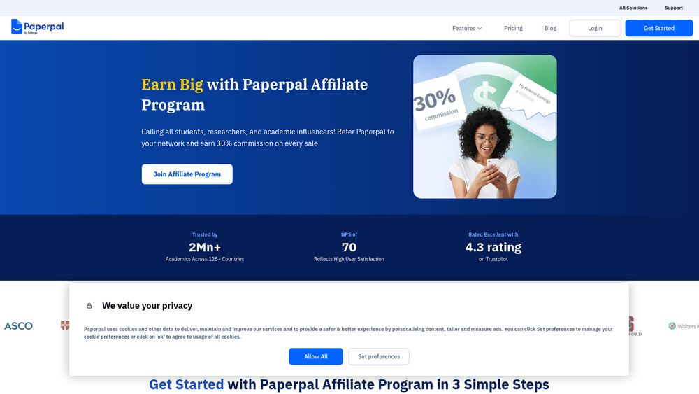 Screenshot of Paperpal