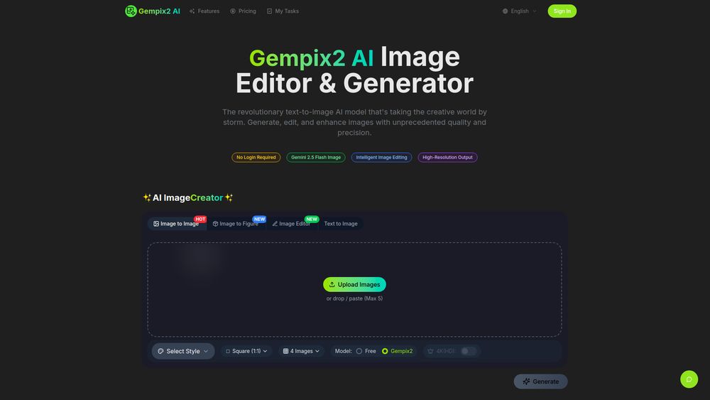 Screenshot of Gempix2 AI Screenshot of Gempix2 AI