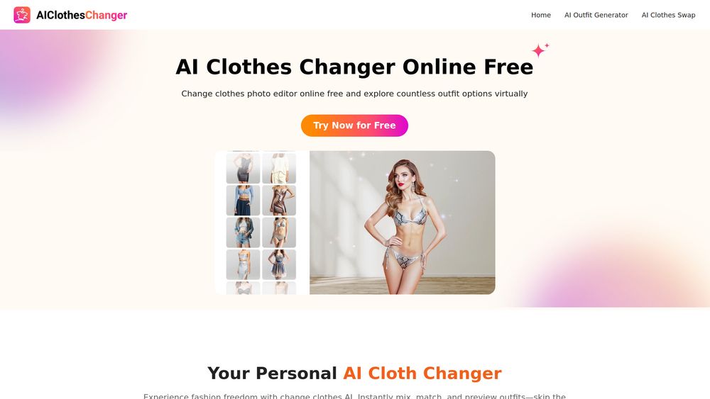 Screenshot of AI Clothes Changer-